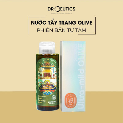 PHIÊN BẢN TỰ TÂM DRCEUTICS Nước Tẩy Trang Ultra-mild OLIVE Cleansing Water Cho Mọi Loại Da, Da Nhạy Cảm 500ml