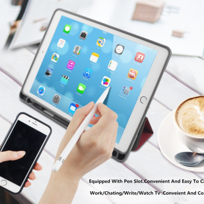 Bao da iPad pro 11 inch 2018 hiệu Mutural _ Xanh_ Hàng nhập khẩu