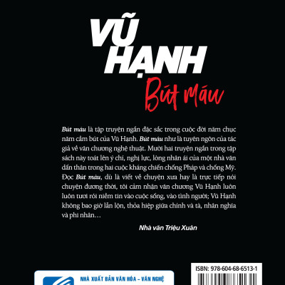 Bút Máu - Tập truyện ngắn chọn lọc - Vũ Hạnh (VHVN)