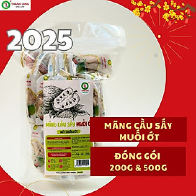 MỨT MÃNG CẦU SẤY MUỐI ỚT THÀNH LONG 500G - VIỆT NAM