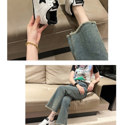 Giày thể thao nữ cổ thấp chất liệu da mềm mại, phong cách cá tính năng động – GNU1020