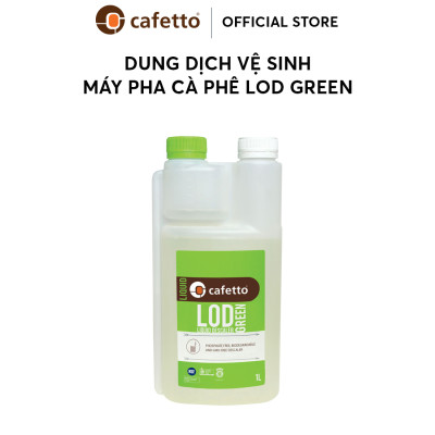 [Hàng chính hãng] Dung dịch vệ sinh máy pha cà phê Cafetto LOD Green (1 lít)