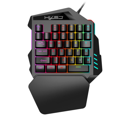 35 Phím Bàn phím chơi game HXSJ V100 Mini  có dây USB thay thế cho PUBG LOL CS Gamer