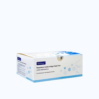 Bộ Test nhanh định tính kháng nguyên Genesign Test Respiratory Combo Covid,Cúm A/B,RSV,ADV