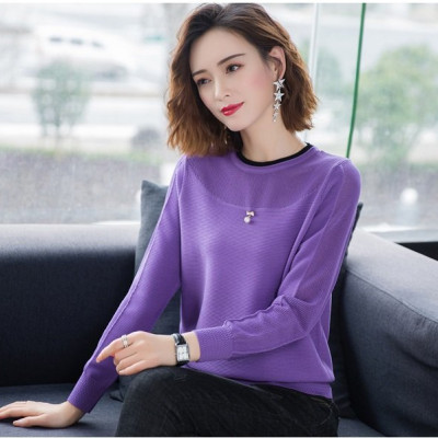 Áo len nữ cổ tròn dài tay thu đông mẫu mới Haint Boutique Al18