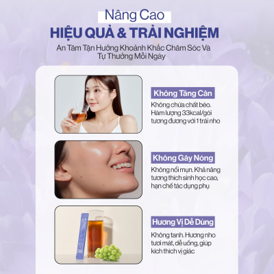 NƯỚC UỐNG COLLAGEN GILAA SIÊU PHÂN TỬ 300DA GILAA KẾT HỢP PEONY TRẺ HÓA CÂN BẰNG NỘI TIẾT (20g x 15 gói)