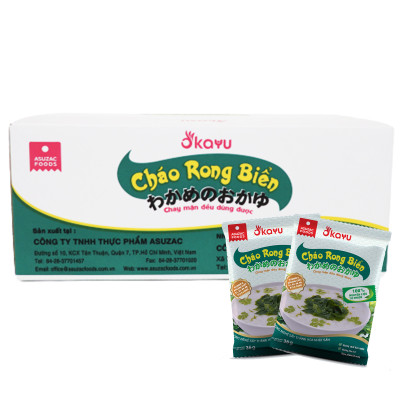 Cháo rong biển ăn liền Asuzac - Cháo chay gói 36g