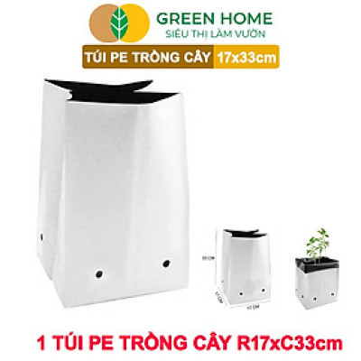 Túi Trồng Cây GreenHome, PE 2 Lớp, Chống UV, Tiện Lợi, Kinh Tế, Độ Bền 1,5 Năm, Trồng Rau, Hoa, Dâu Tây