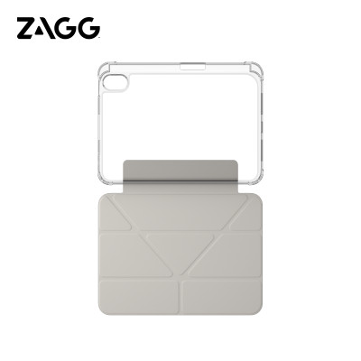 Ốp lưng iPad mini 2024 ZAGG Hampton Folio Light Gray, chống sốc bảo hành 1 năm - Hàng chính hãng
