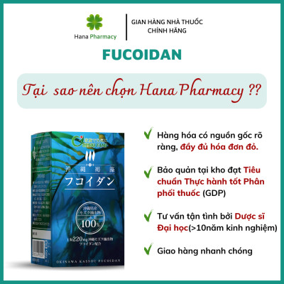 [Nhập khẩu chính hãng] KASSOU OKINAWA FUCOIDAN viên uống giúp tăng đề kháng, hồi phục sức khỏe, ngừa ung thư, chống oxy hóa (Hộp 150 viên/30 ngày)