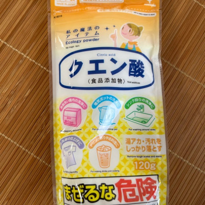 Bột tẩy đa năng Axit Citric 120g (phụ gia thực phẩm) - Made in Japan
