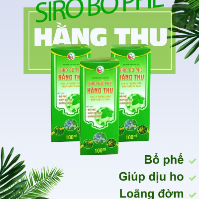 Siro Bổ Phế HT giúp hỗ trợ bổ phế. Hỗ trợ giảm ho, hỗ trợ giảm đờm, giảm đau rát họng, công dụng tiêu đờm, bổ phổi
