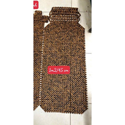 Tấm đệm lót ghế khoác áo ôtô bằng gỗ bách xanh thơm nức kt 45×110cm