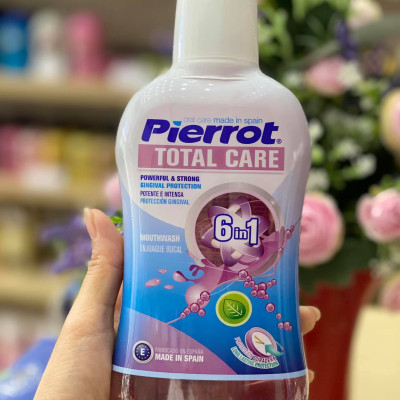 [ Mua 2 tặng 1 chỉ kẽ răng ] Nước súc miệng chăm sóc răng toàn diện giúp thơm miệng ngừa sâu răng PIERROT 500ml