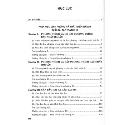 Định Hướng & Phát Triển Tư Duy Giải Bài Tập Toán Khó Lớp 9 - Tập 1 (Bồi dưỡng học sinh giỏi) ( HA-MK)