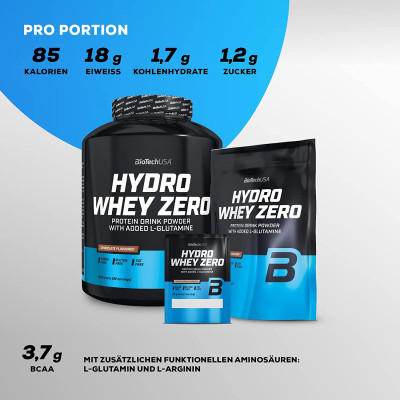 Hydro Whey Zero BioTech USA (82 serving - 4lbs) - Sữa tăng cơ bắp Whey Protein Hydrolyzed