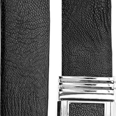 Thắt Lưng Nam Da Đà Điểu Bản Lớn Trơn Huy Hoàng HT4425 - Đen