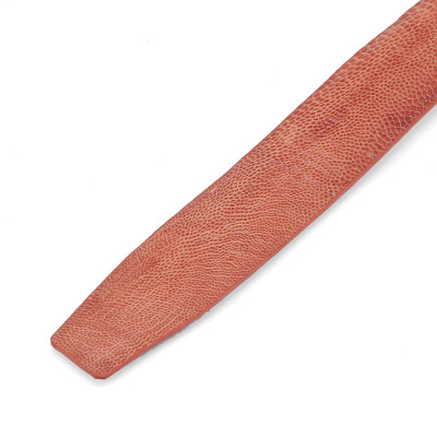 HJ4425-26-27-28 - Dây nịt nam da đà điểu bản lớn trơn màu đen, nâu đất, vàng, nâu đỏ