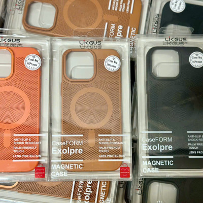 Ốp lưng lưới tản nhiệt dành cho iPhone 16 Pro , 16 Pro Max hỗ trợ sạc không dây hiệu Likgus - Hàng chính hãng