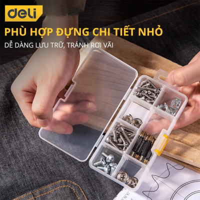 Bộ Linh Kiện Ốc Vít Deli Cao Cấp Chính Hãng - Nhỏ Gọn, Tiện Dụng, Phù Hợp Với Nhiều Mục Đích 138x70x30mm - DL432001