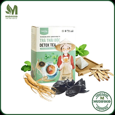 Trà Thải Độc Dalahouse Hộp 50g - Thanh Nhiệt, Mát Gan, Cải Thiện Giấc Ngủ, Tốt Cho Tim Mạch, Giảm Cân, Eatclean, Healthy