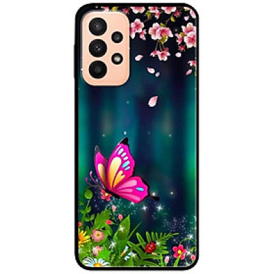 Ốp lưng dành cho Samsung A13 4G mẫu Bướm Hồng