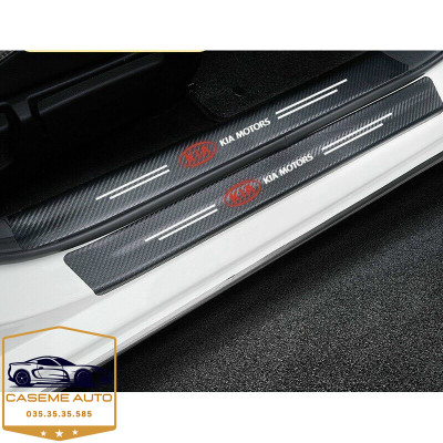 [HONDA] Bộ 9 Miếng Dán Vân Carbon Chống Trầy Xước Bậc Cửa Ô Tô Dành Cho Hãng Xe HONDA - Hàng Chính Hãng