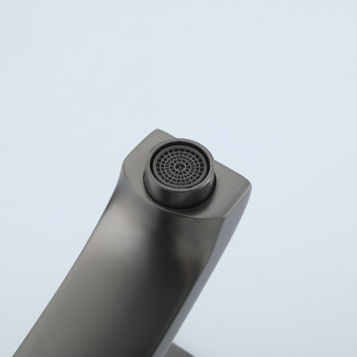 Vòi chậu lavabo nóng lạnh mạ titan Frap F1076-9 - Hàng Chính Hãng LIÊN BANG NGA