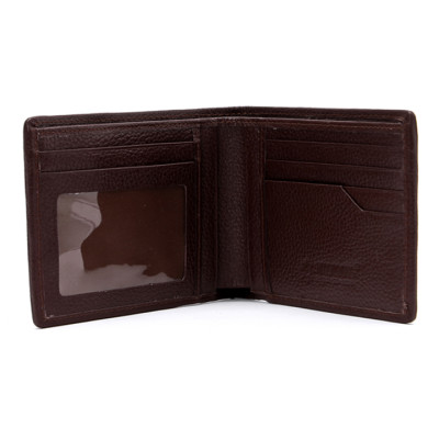 HT2207-08-09-42 - Ví nam Huy Hoàng da cá sấu gai đuôi màu đen, nâu đỏ, vàng bò, nâu đất