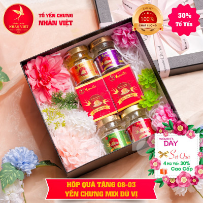 Quà tặng Quốc tế Phụ nữ 8/3 Yến sào Nhân Việt - MẪU 02