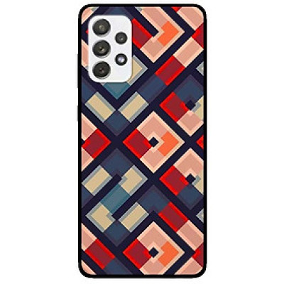Ốp lưng dành cho Samsung Galaxy A32 mẫu Họa Tiết Vuông Chéo