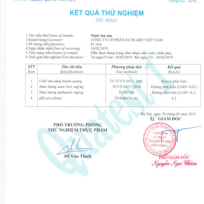 Nước lau sàn Hữu cơ đuổi muỗi hương Quế 4000ml thương hiệu Ecocare