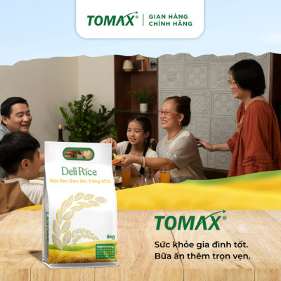 Combo 2 túi 5kg gạo ST25 Tomax thượng hạng, dẻo thơm 