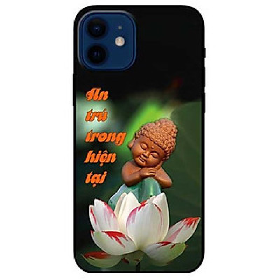Ốp lưng dành cho Iphone 12 Mini - Iphone 12 - Iphone 12 Pro - 12 Pro Max - mẫu An Trú Sen Trắng