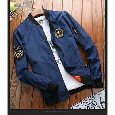  Áo khoác kaki nam thêu logo ngực và tay, túi khóa phối tay hàng đẹp bao chất - M093