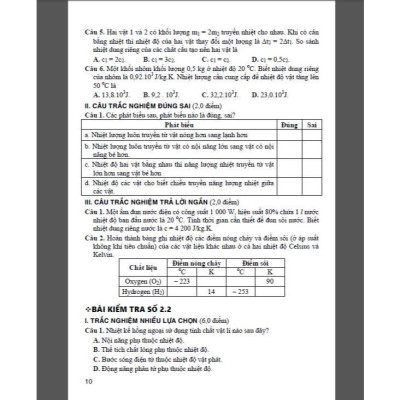 Sách - Đề Kiểm Tra Đánh Giá Vật Lí 12 - Bám Sát SGK Kết Nối Tri Thức Với Cuộc Sống - Hồng Ân