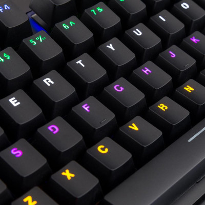 Bàn phím chơi game chống nước cơ học MAGIC-REFINER MK8 Đèn nền RGB có dây có thể chuyển đổi 108 phím