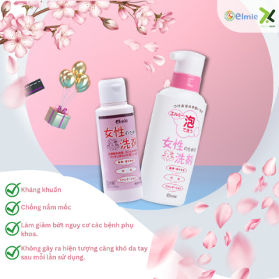 Nước giặt dành cho phụ nữ Elmie - 80ml 