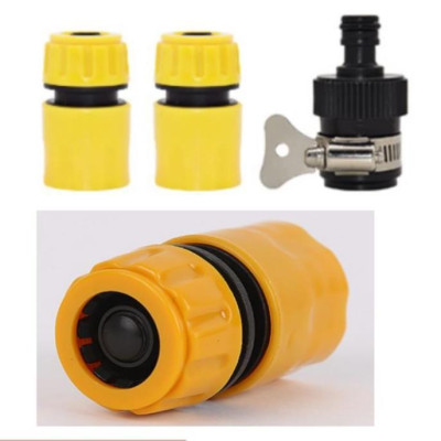  Bộ dây vòi xịt nước rửa xe, tưới cây . tăng áp 3 lần, loại 15m 206701-3 đầu đồng, cút,+ tặng mở chai