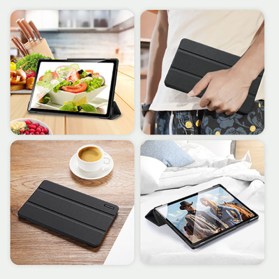 Bao da chống sốc cho Samsung Galaxy Tab A8 2022 thương hiệu DUX DUCIS Domo Series cao cấp - Hàng nhập khẩu. 