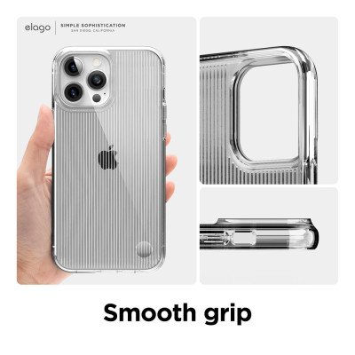 Ốp lưng Elago Urban Clear Case cho iPhone 14 Pro/ 14 Promax Chống Sốc Chuẩn Quân Đội_ Hàng chính hãng