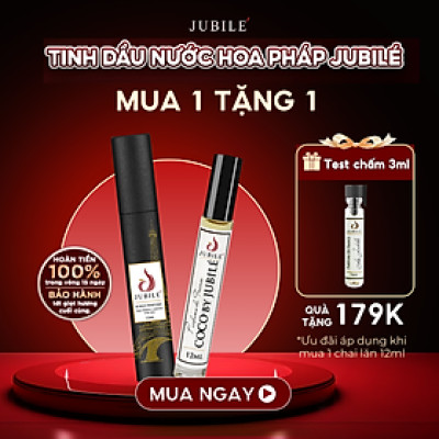 Le Jubilé - Tinh dầu nước hoa Pháp nữ Dạng lăn 12ml Thơm Lâu, Sang Trọng, Quyến Rũ