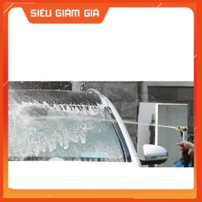 Bộ dây vòi xịt nước rửa xe,tưới cây . tăng áp 3 lần,loại 3m,5m 206701-2đầu đồng,cút đồng+ tặng móc khoá