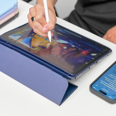 Bao da gập siêu mỏng nhẹ cho IPad Gen 9 /10 2022 , Pro 11 inch M4 , Air 4 / 5 / 6 M2 2024 hiệu WIWU Classic Case - Hàng chính hãng