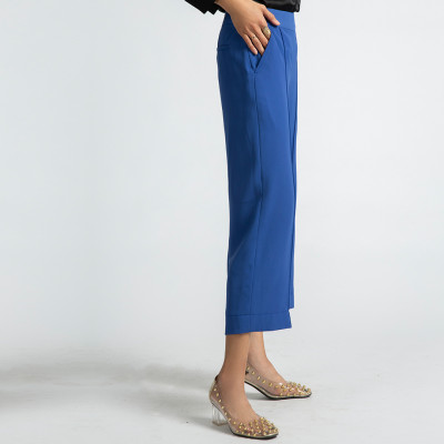 Quần Lửng Quần Ống Rộng Culottes Thời trang thiết kế Hity PAN039 (Xanh Ngân Hà Galaxy)