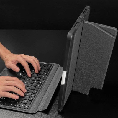 Bao da bàn phím Wiwu Mag touch kèm TrackPad cho iPad A16 . Air M3 11 inch , Pro M4 , Air 6 M2 11 Gen 10 ,11 M1M2, Air 5 / 4 - Hàng nhập khẩu