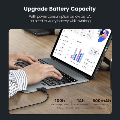 Bao Da Kèm Bàn Phím cho iPad Air 6 11 inch / iPad Air 6 13 inch 2024 M2 Nillkin Bumper Combo Case Keyboard- Hàng Chính Hãng