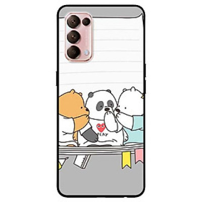 Ốp lưng dành cho Oppo Reno 5 mẫu 3 Chú Gấu 3