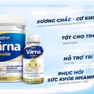 Sữa Bột Varna Complete Nutifood 850g – Dinh Dưỡng Tăng Cường Cho Người Ốm & Người Cao Tuổi