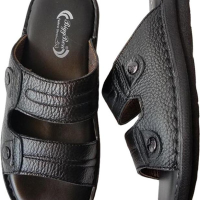 Dép Nam BIGGBEN Da Bò Thật Cao Cấp DN196